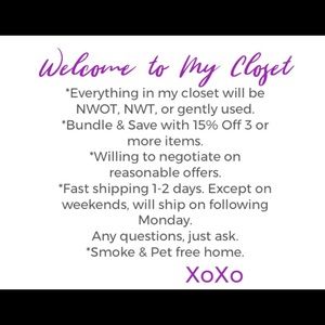 🎀 Welcome to my closet